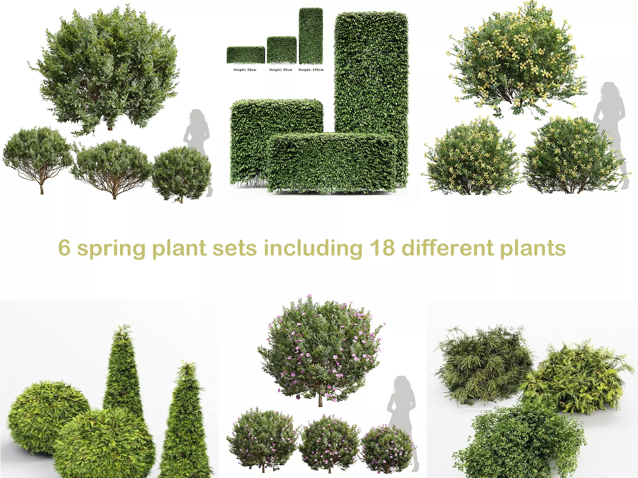 AV 6 spring bush sets including 18 different bushes 3D Model Collection_0