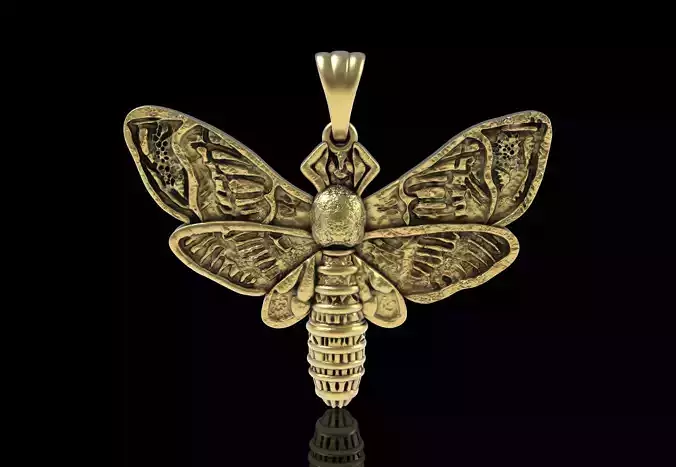 Devil Dragonfly Pendant
