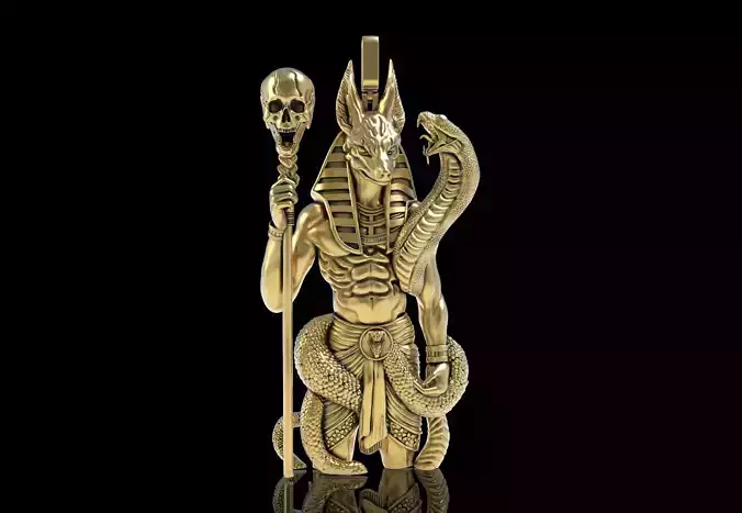 Egyptian God Hip Hop Pendant