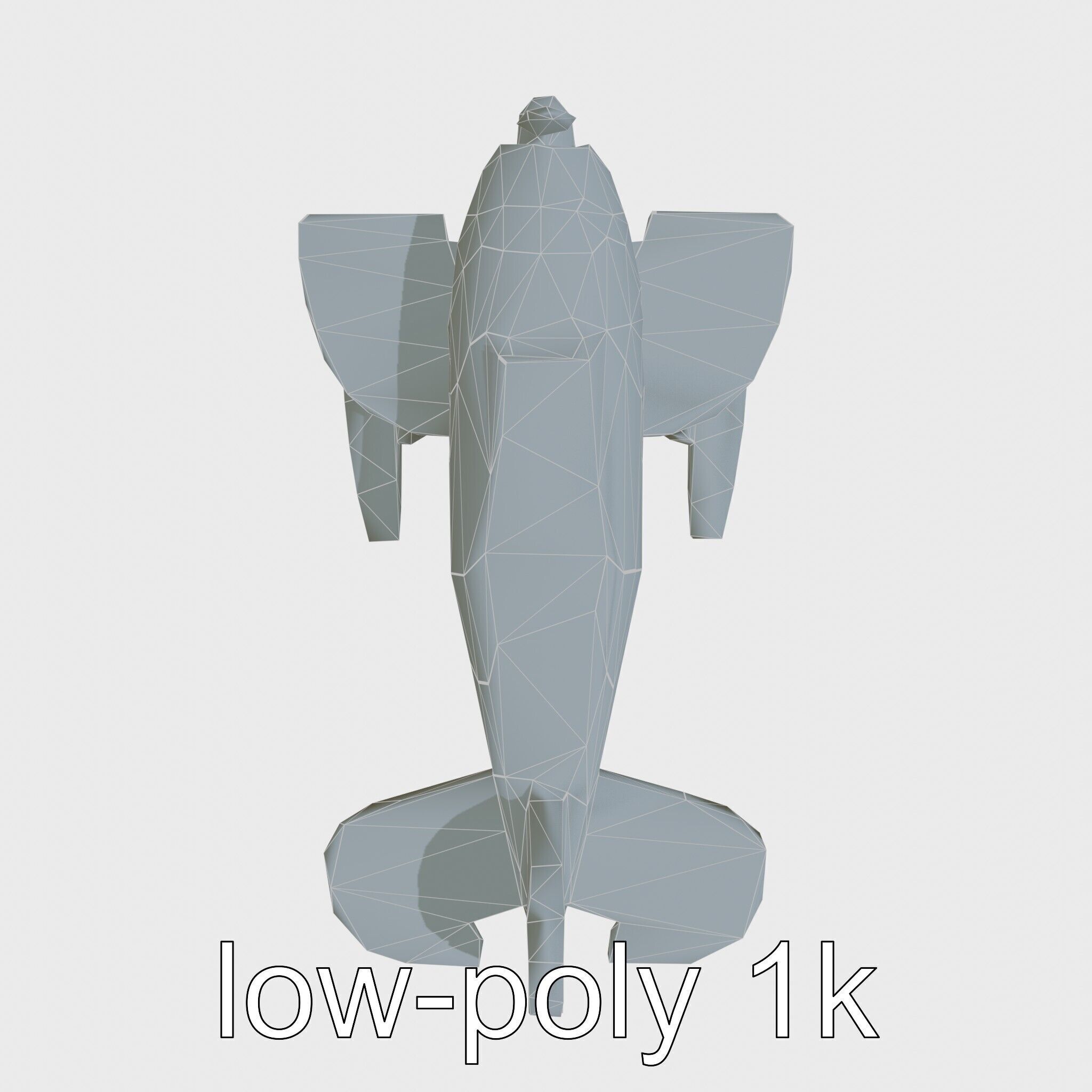 Wooden Seaplane Toy Weathered Texture Model Pack Low-poly 3D model_18