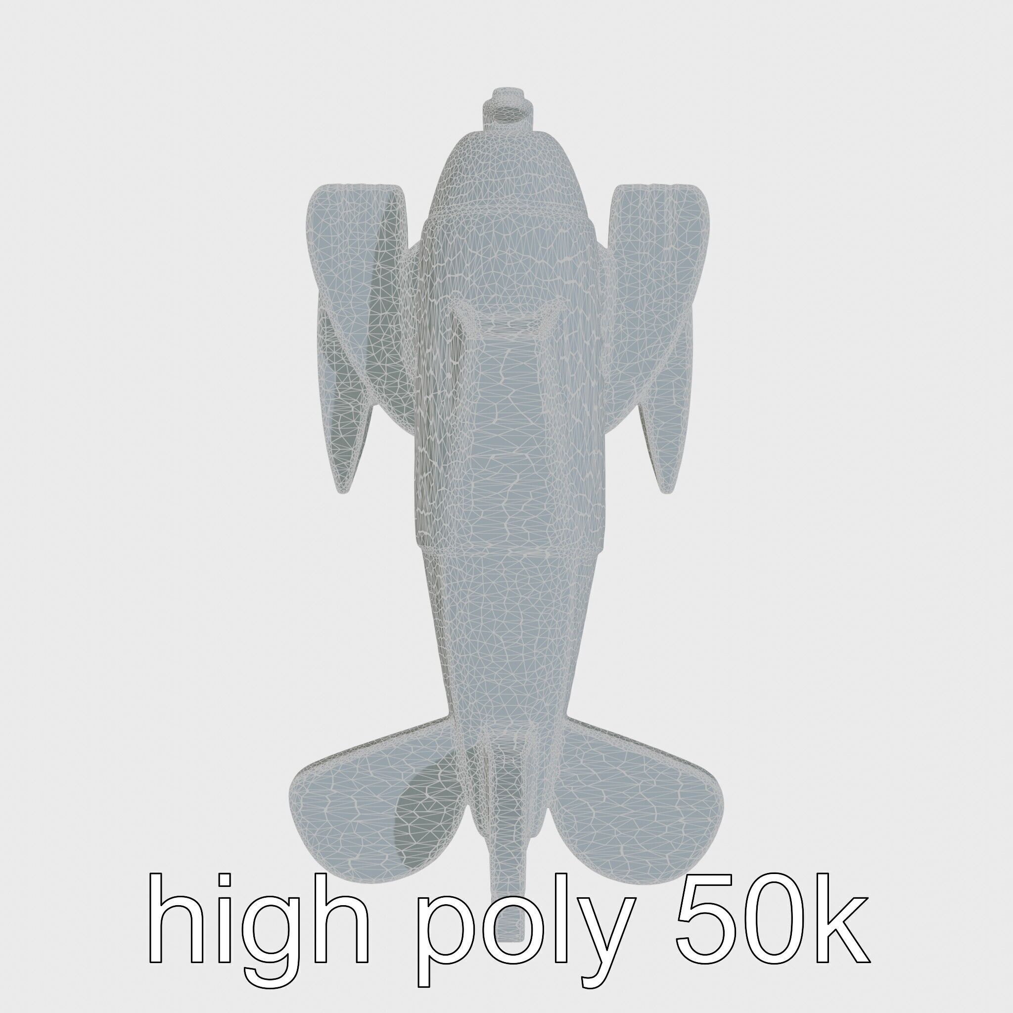 Wooden Seaplane Toy Weathered Texture Model Pack Low-poly 3D model_8