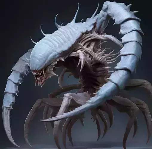 Alien 3D print model