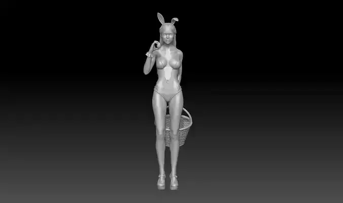 happy easter bunny girl 1