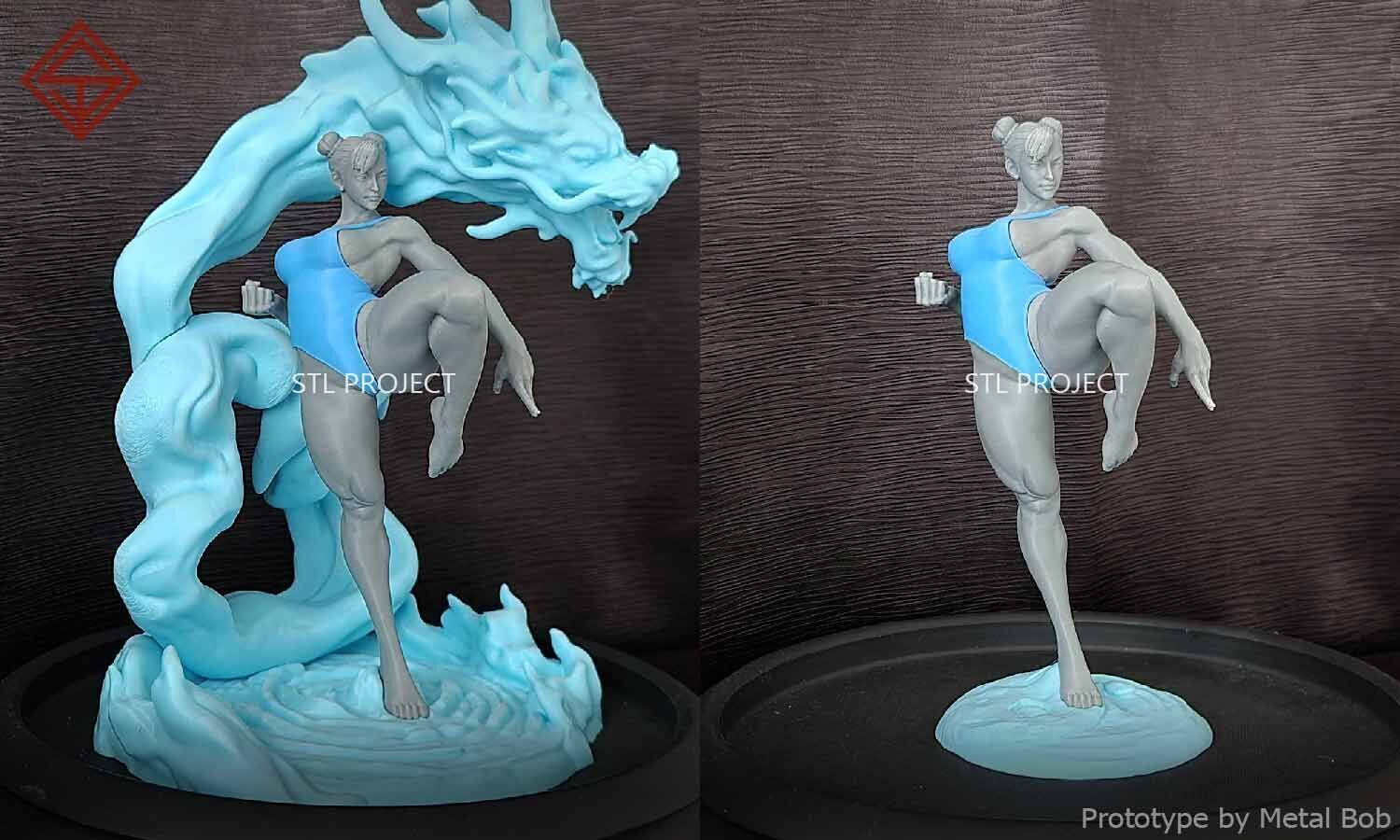 ChunLi Swimsuit 3D print model_2