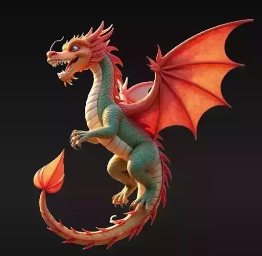 Fire-breathing dragon