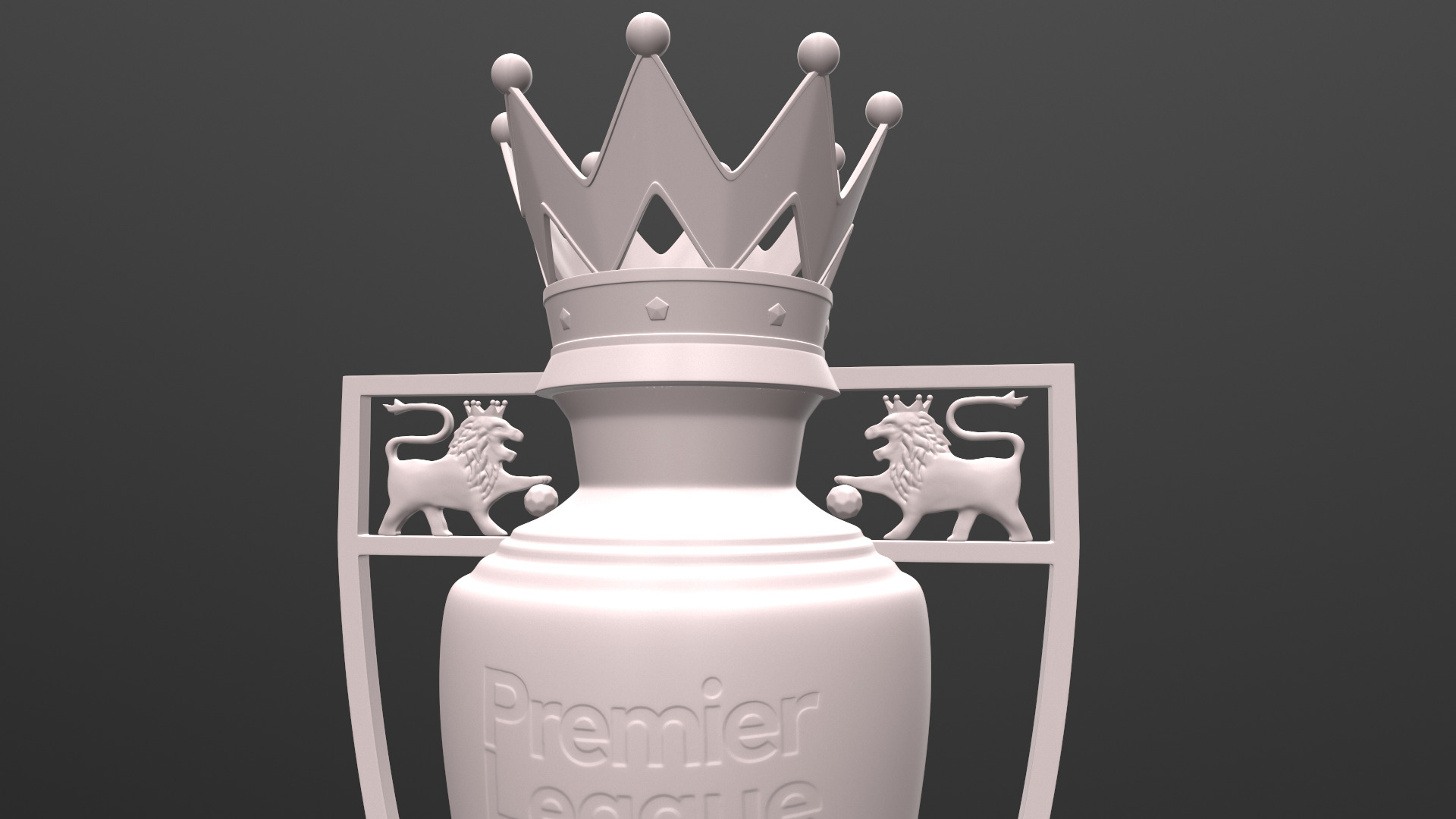 The Premier League Trophy 3D print model_1