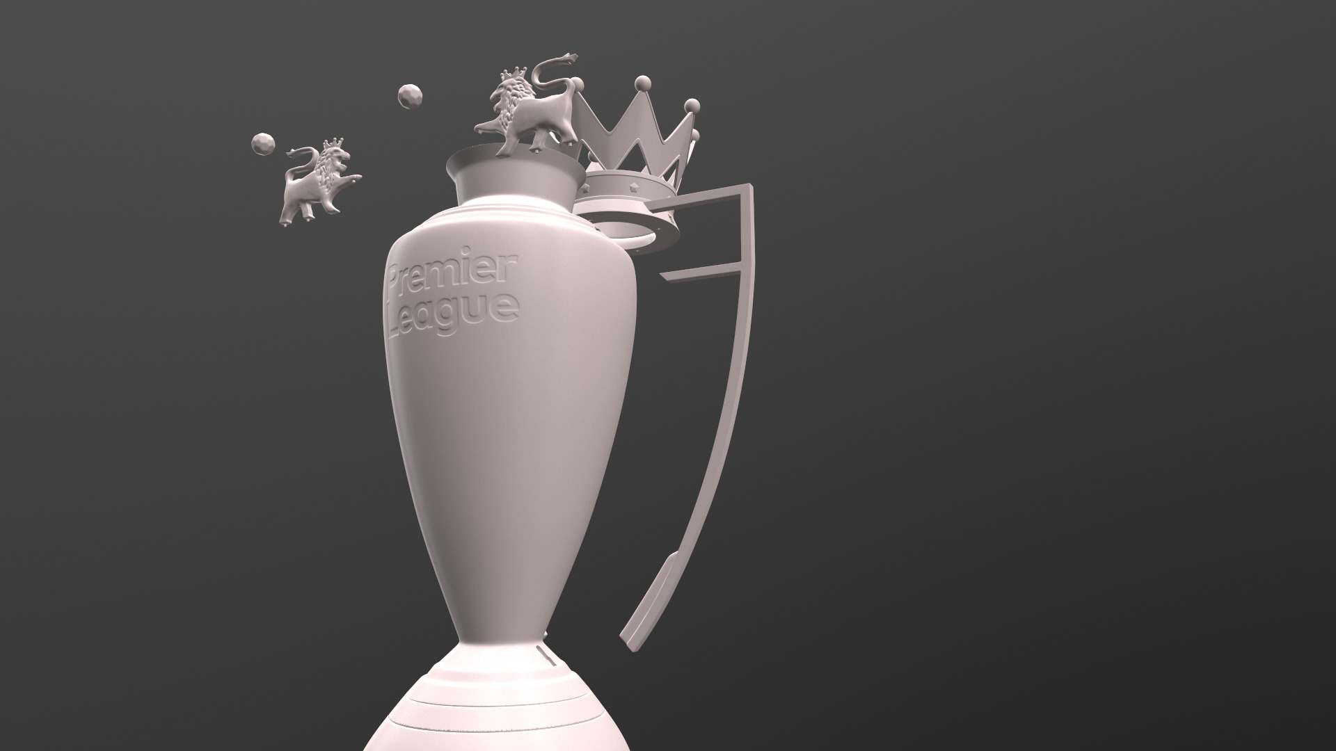 The Premier League Trophy 3D print model_6