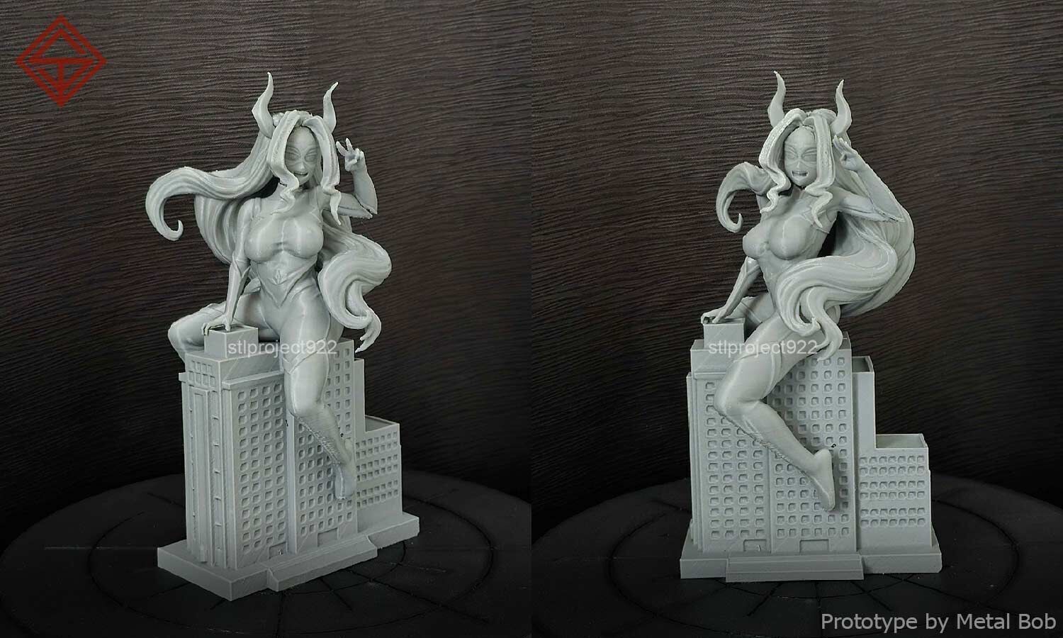 Mount Lady 3D print model_2