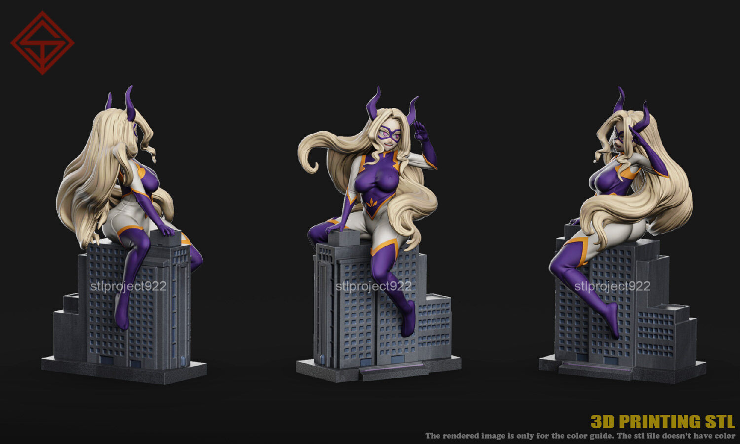 Mount Lady 3D print model_1