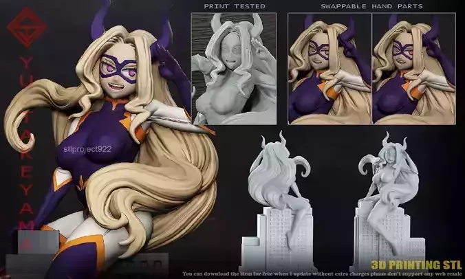 Mount Lady 3D print model