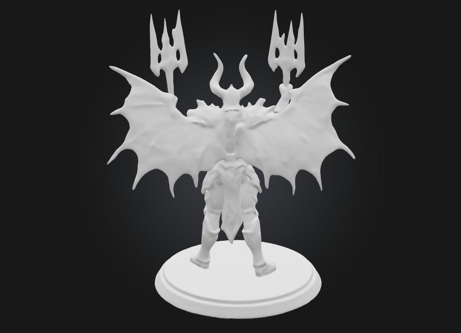Illidan Stormrage  Highly Detailed 3D Printable Figurine  3D print model_7