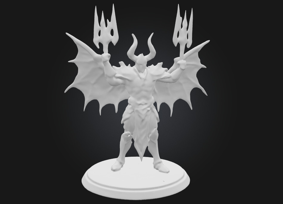 Illidan Stormrage  Highly Detailed 3D Printable Figurine  3D print model_6