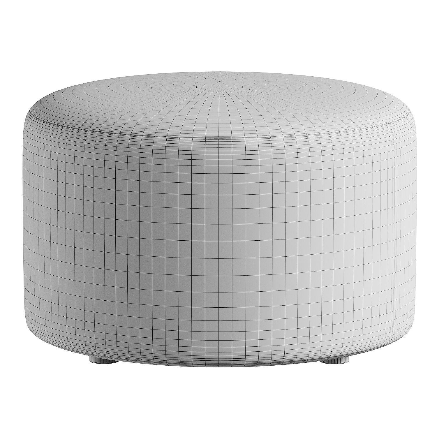 pouf medium 3D model_6