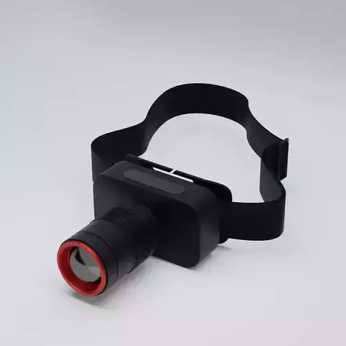 Head Lamp low Poly 3D model