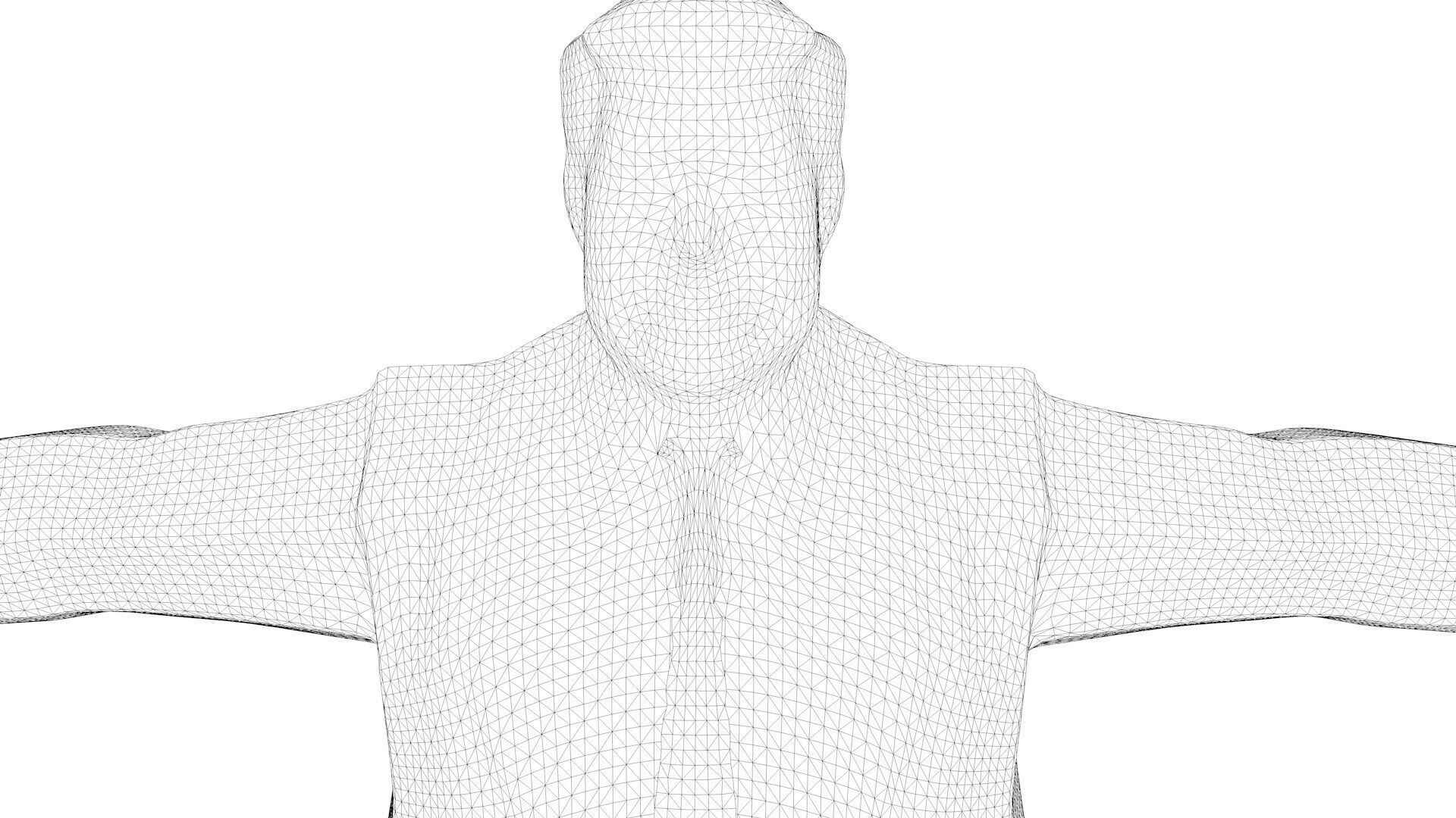 Donald Trump 21 Rigged and Animated Low-poly 3D model_21