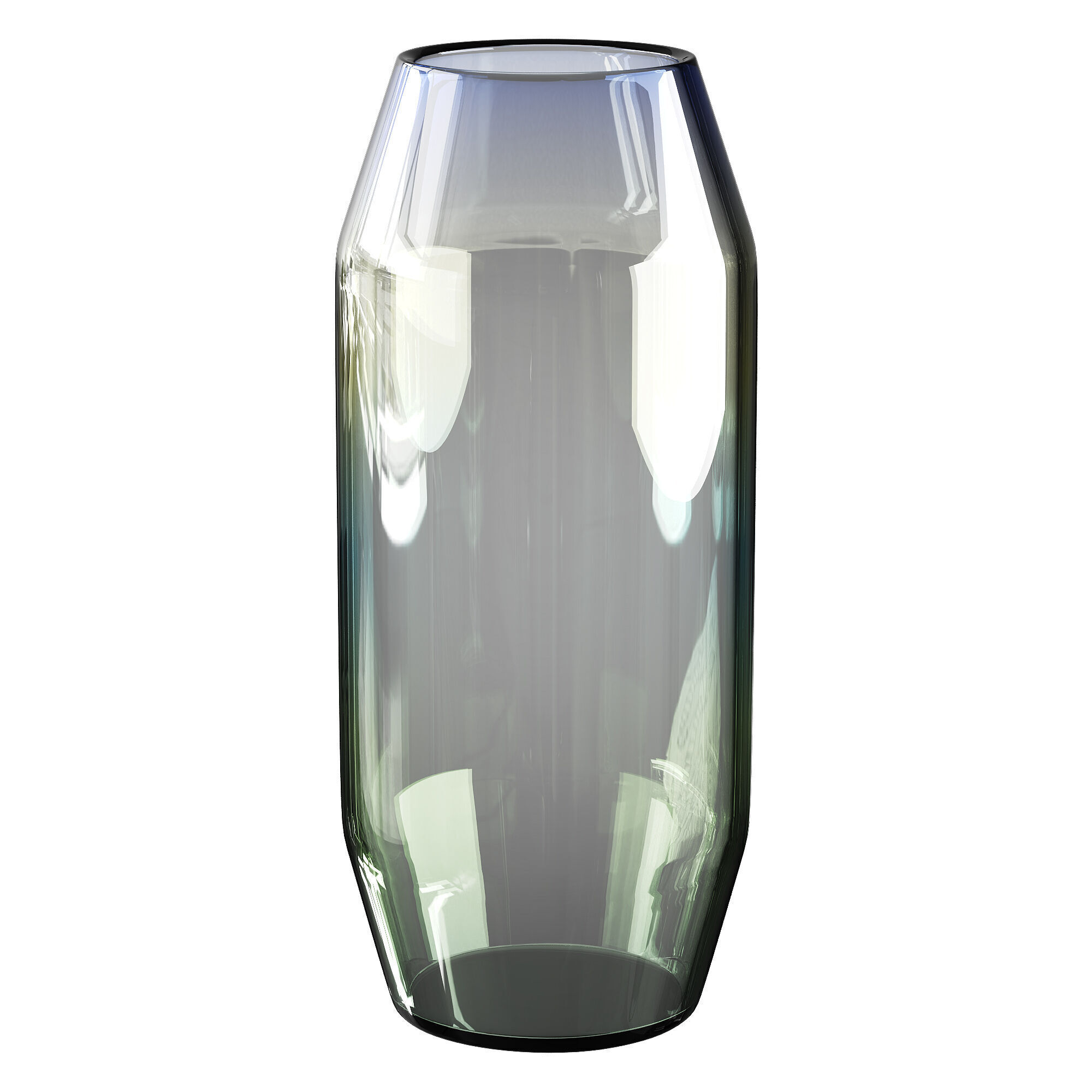 Vase decor Low-poly 3D model_6