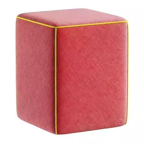 pouf red