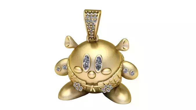 CARTOON PENDANT 3D PRINTABLE MODEL 