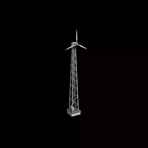 wind turbine 3D model