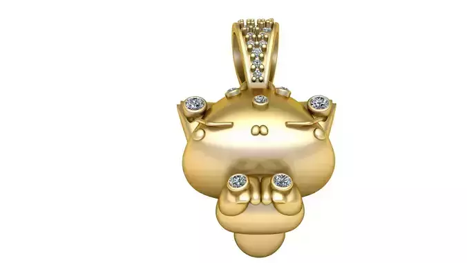 TREADY CUTE PENDANT 3D PRINTABLE MODEL 