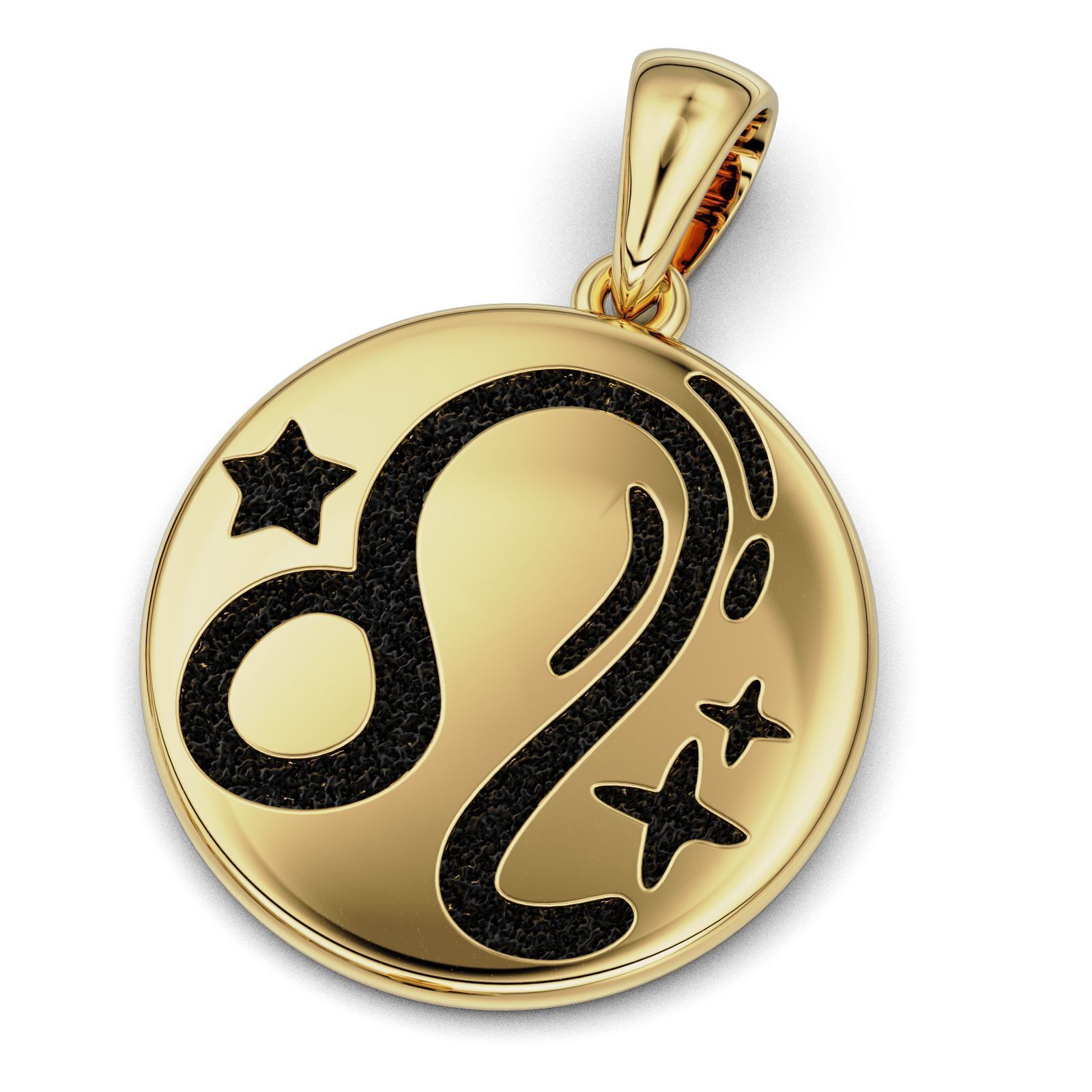 Complete Zodiac Sign Pendant Set 3D print model_12