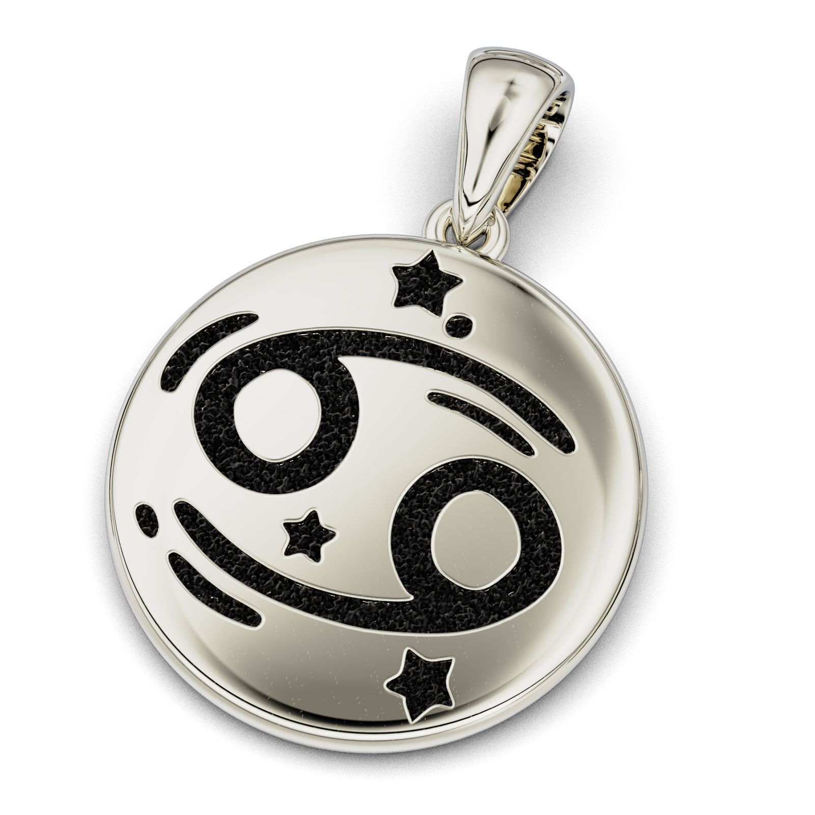 Complete Zodiac Sign Pendant Set 3D print model_25