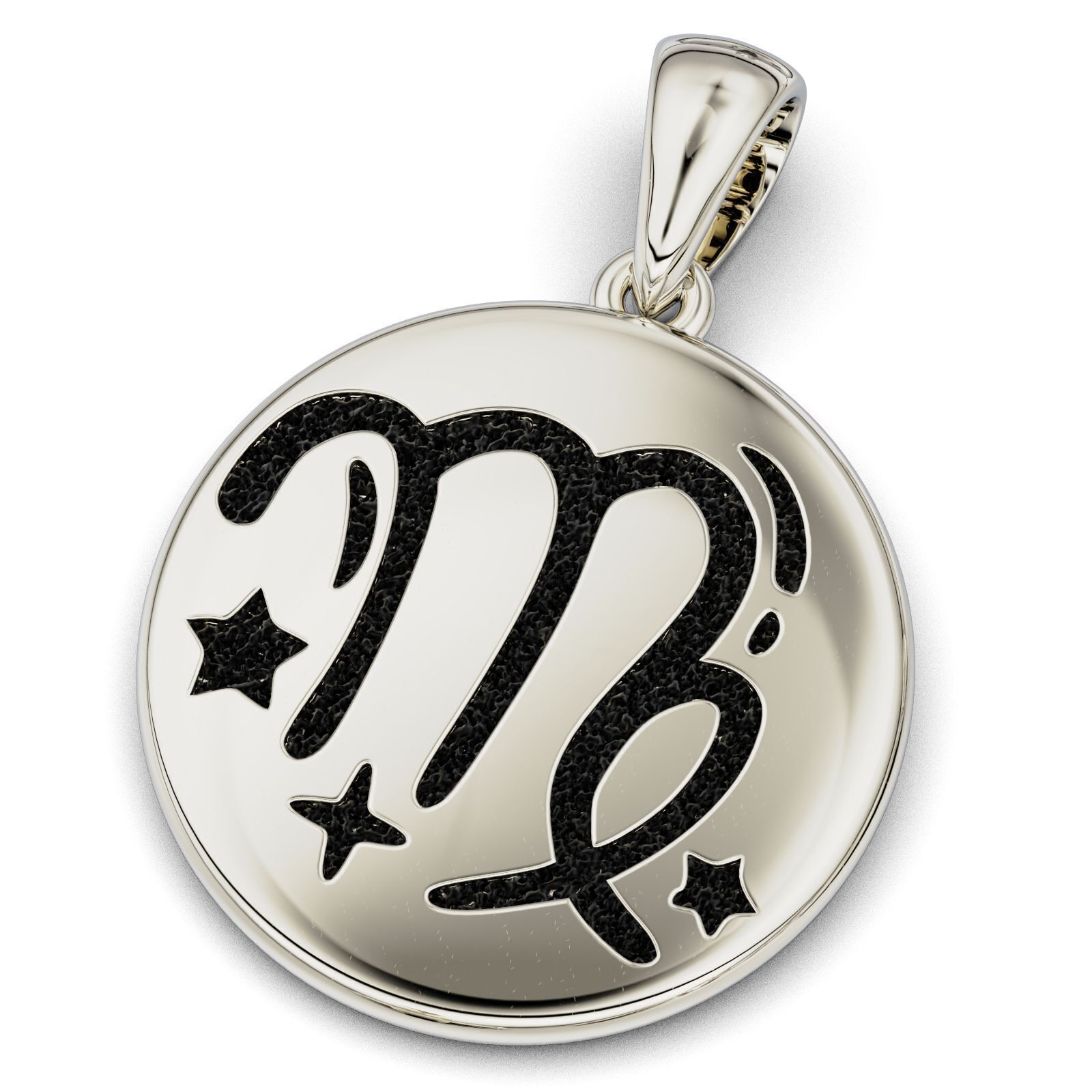 Complete Zodiac Sign Pendant Set 3D print model_15