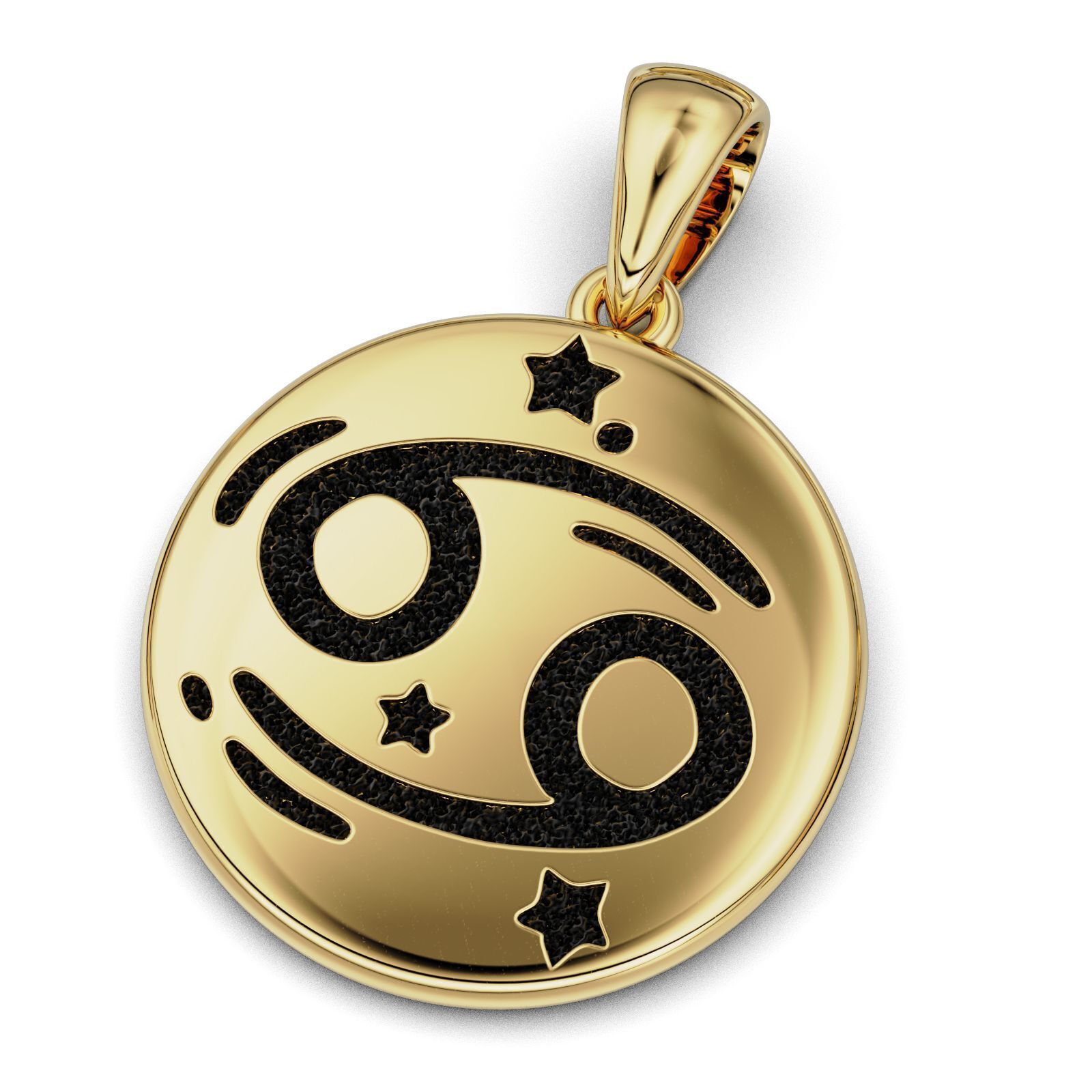 Complete Zodiac Sign Pendant Set 3D print model_24