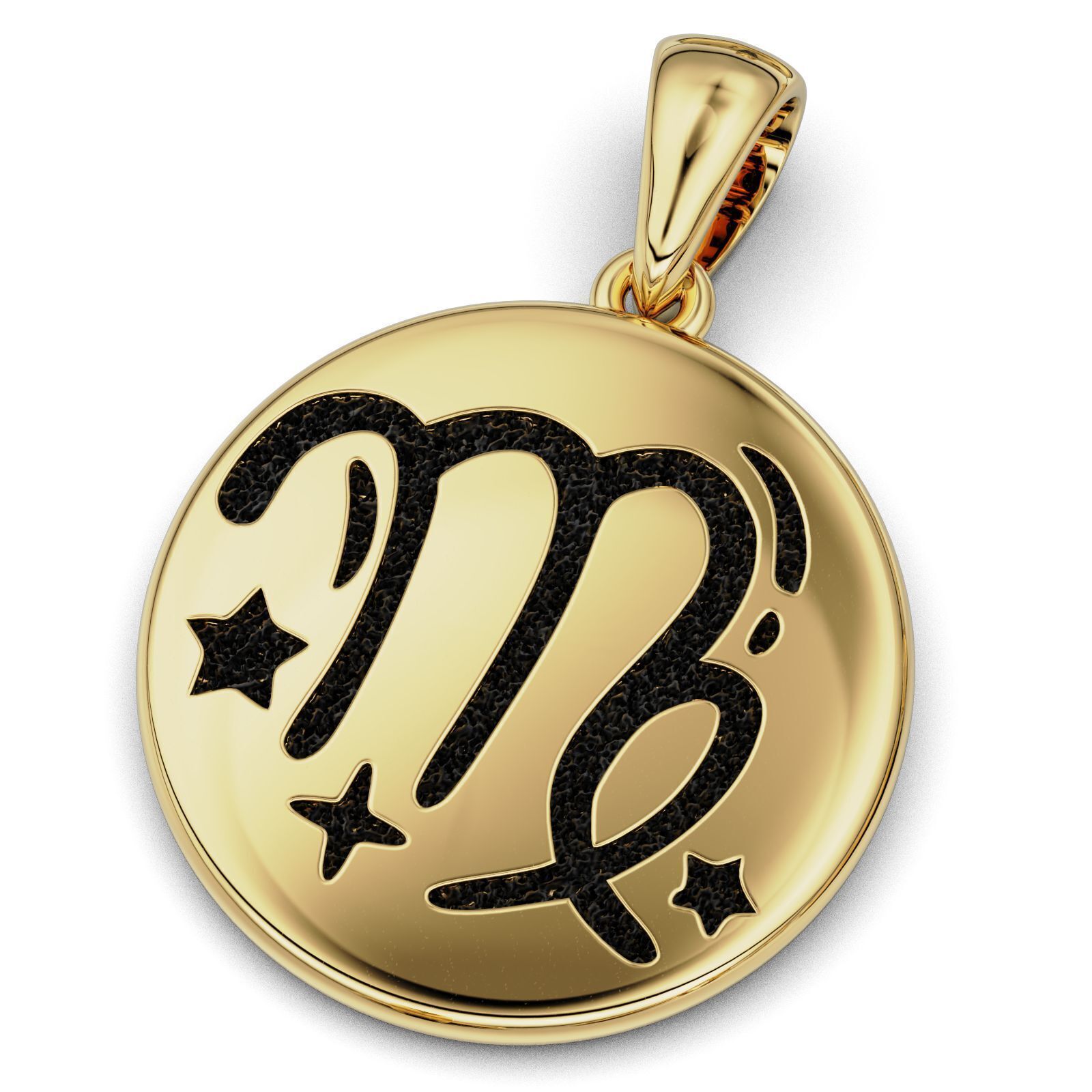 Complete Zodiac Sign Pendant Set 3D print model_14