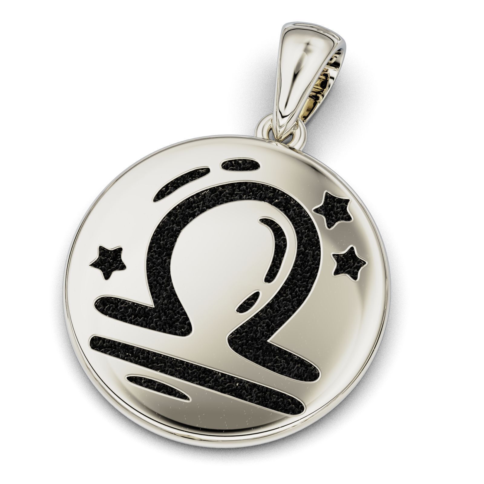 Complete Zodiac Sign Pendant Set 3D print model_17