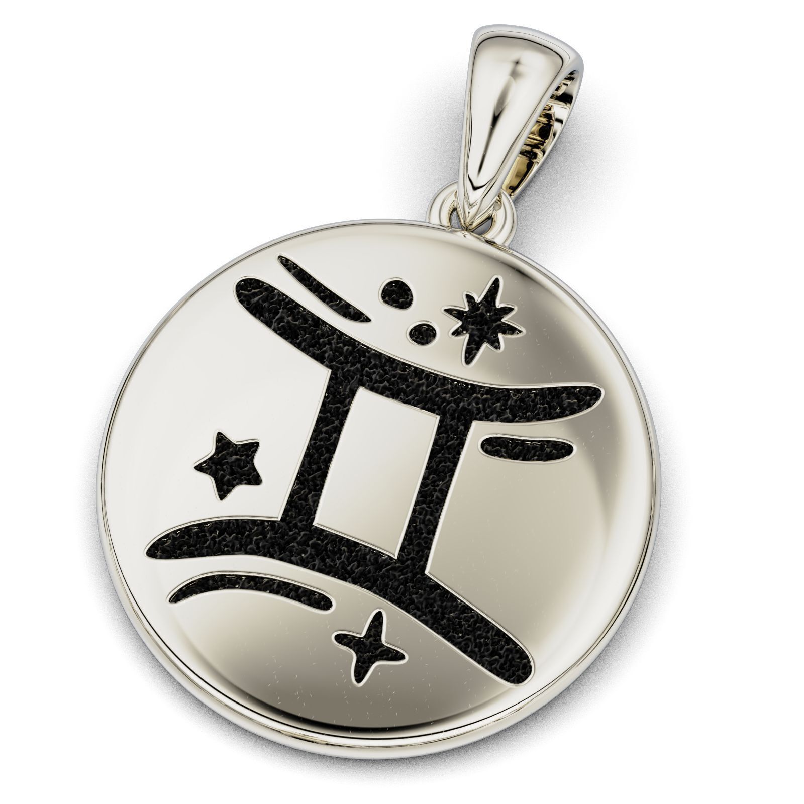 Complete Zodiac Sign Pendant Set 3D print model_11