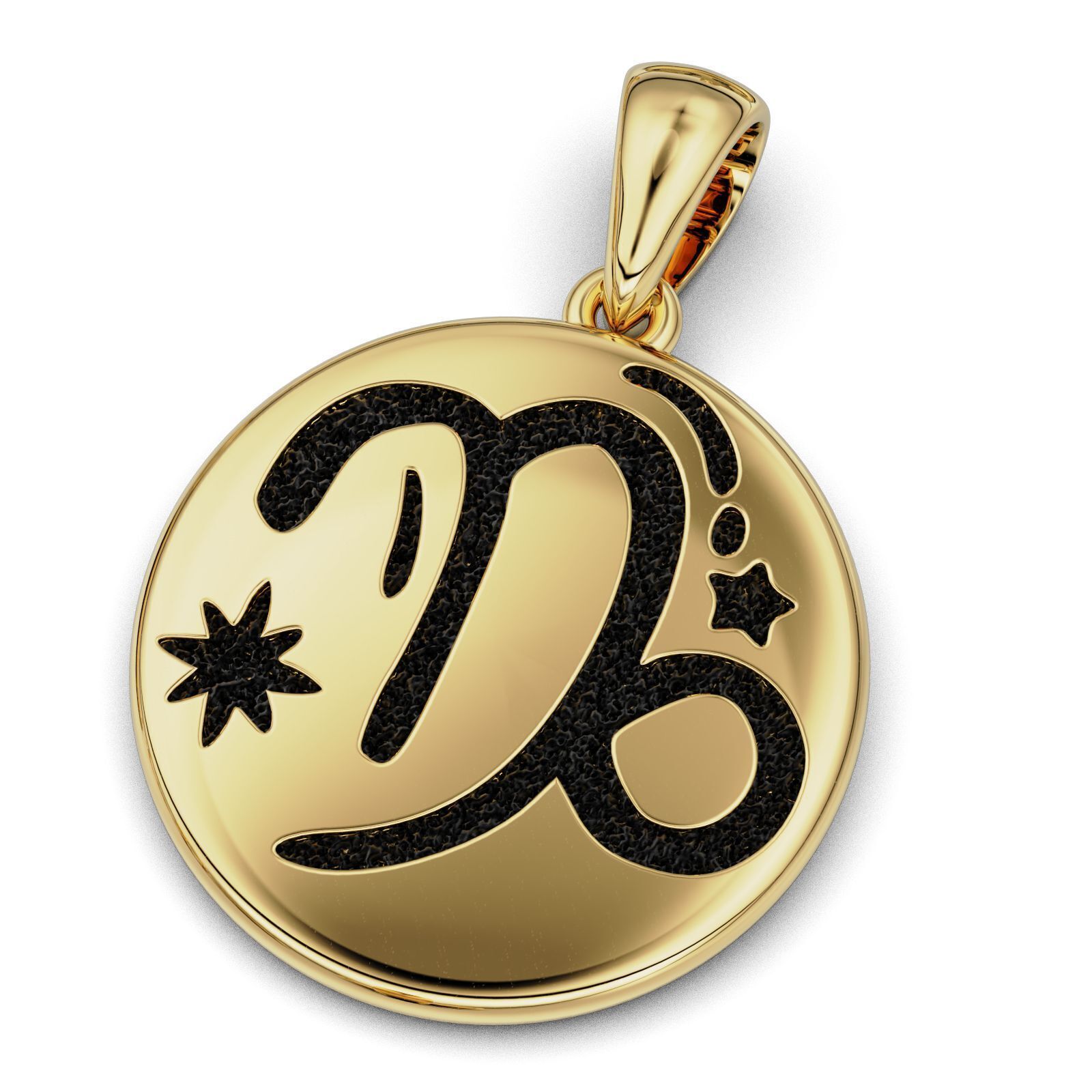 Complete Zodiac Sign Pendant Set 3D print model_20