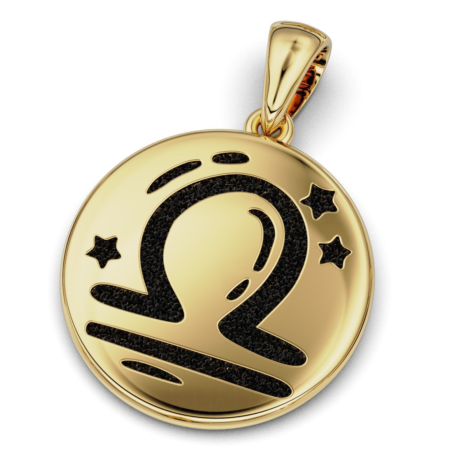 Complete Zodiac Sign Pendant Set 3D print model_16