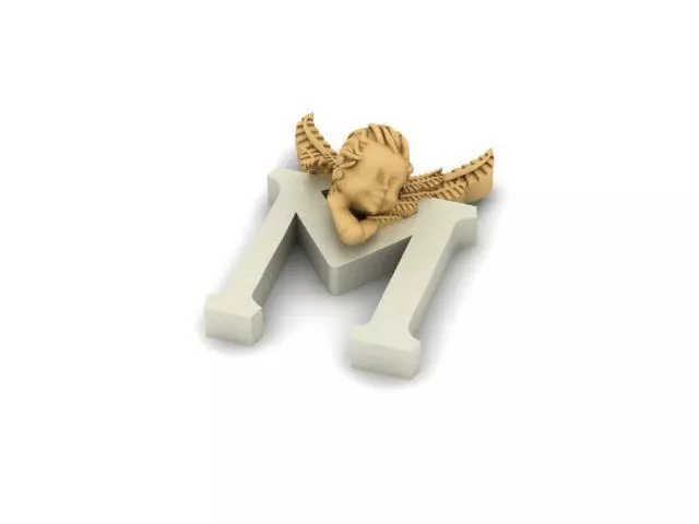 angel M  3D print model_0