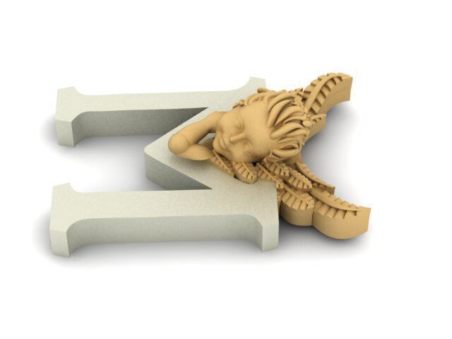 angel M  3D print model_4