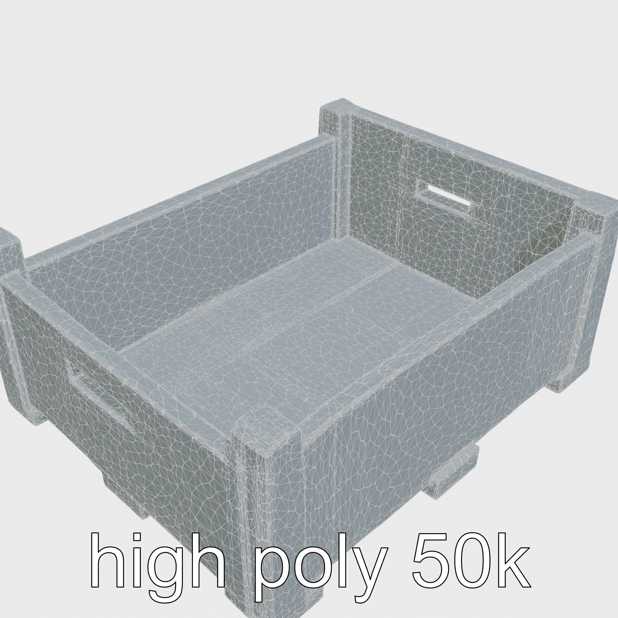 Cardboard Shipping Crate Model Pack Low-poly 3D model_27