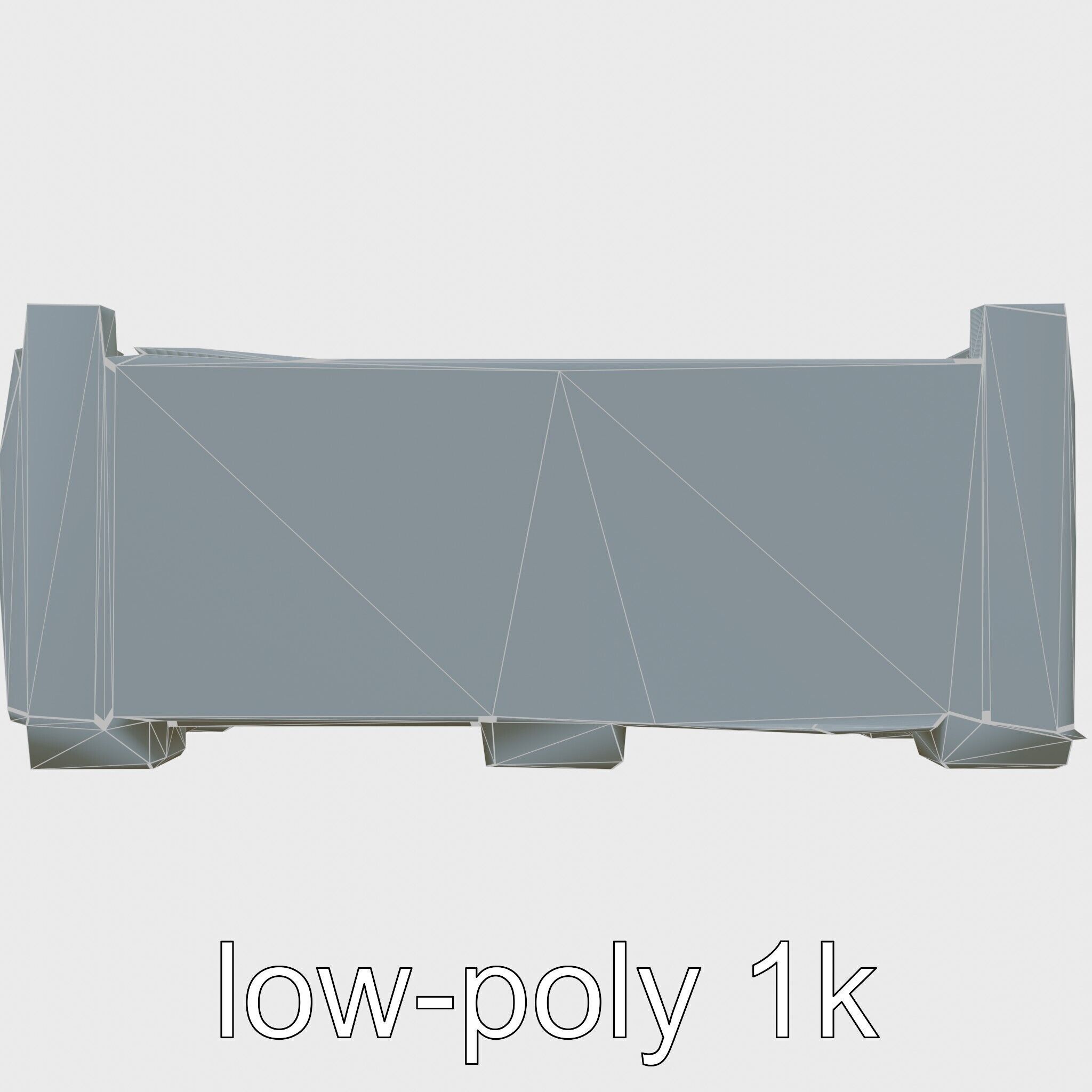 Cardboard Shipping Crate Model Pack Low-poly 3D model_10