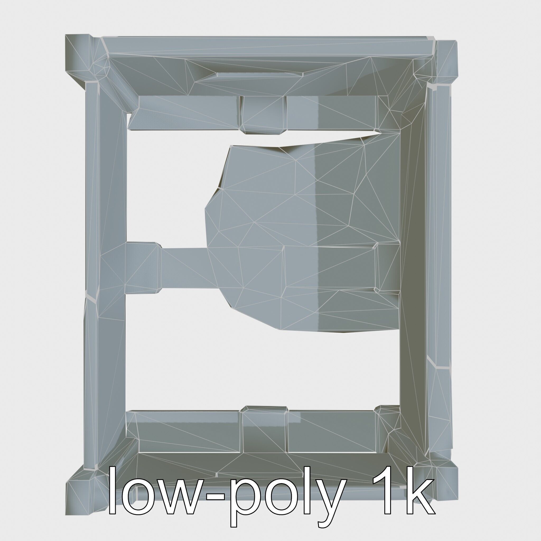 Cardboard Shipping Crate Model Pack Low-poly 3D model_22