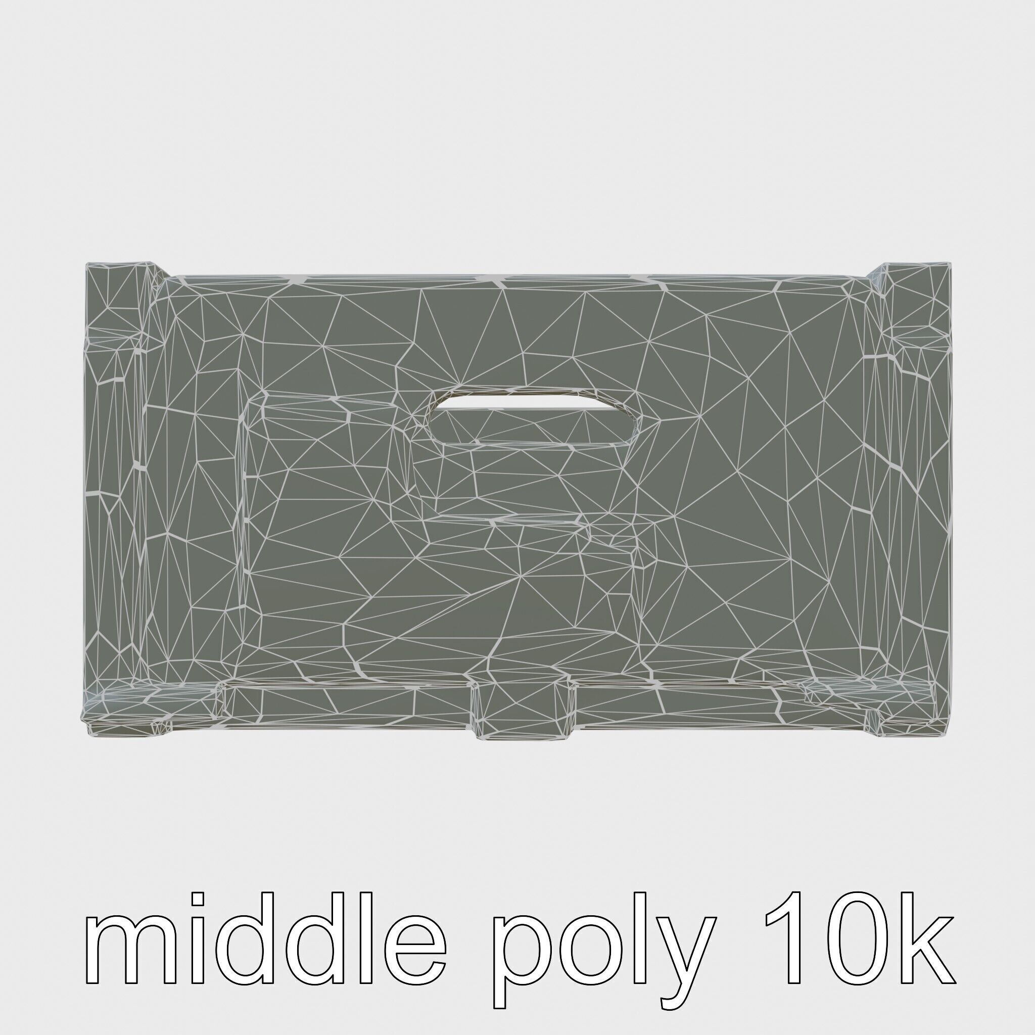 Cardboard Shipping Crate Model Pack Low-poly 3D model_9