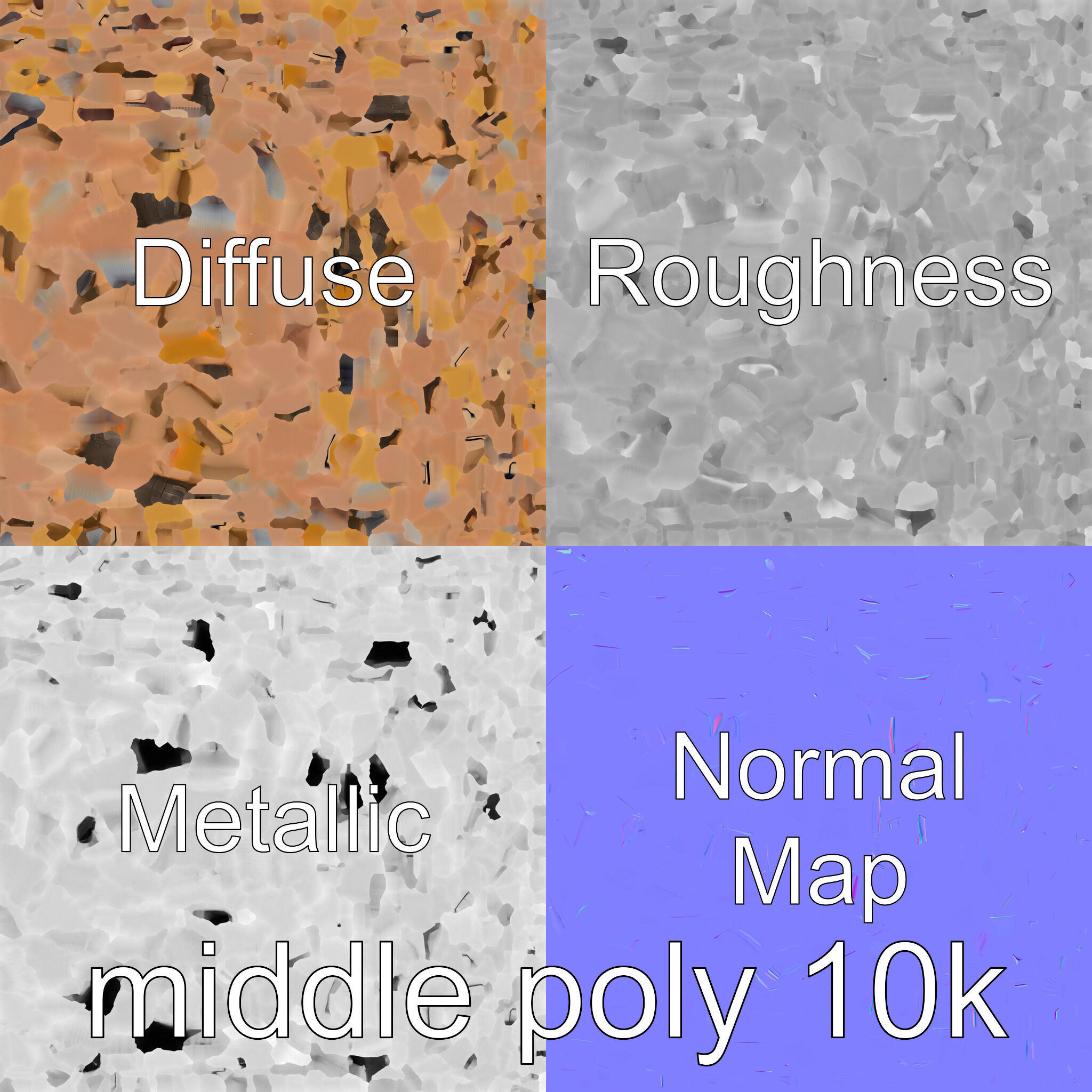 Cardboard Shipping Crate Model Pack Low-poly 3D model_32