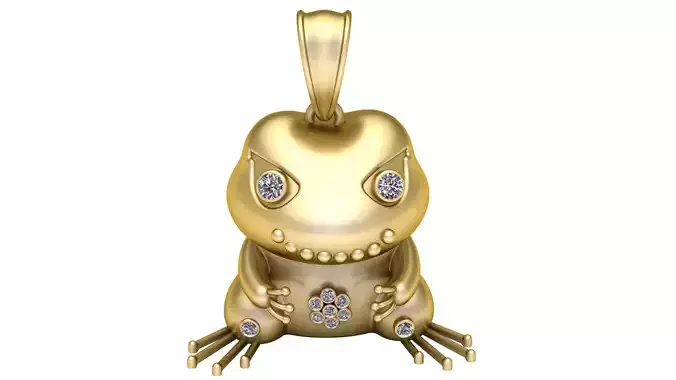 FROG INSECT PENDANT 3D PRINTABLE MODEL 