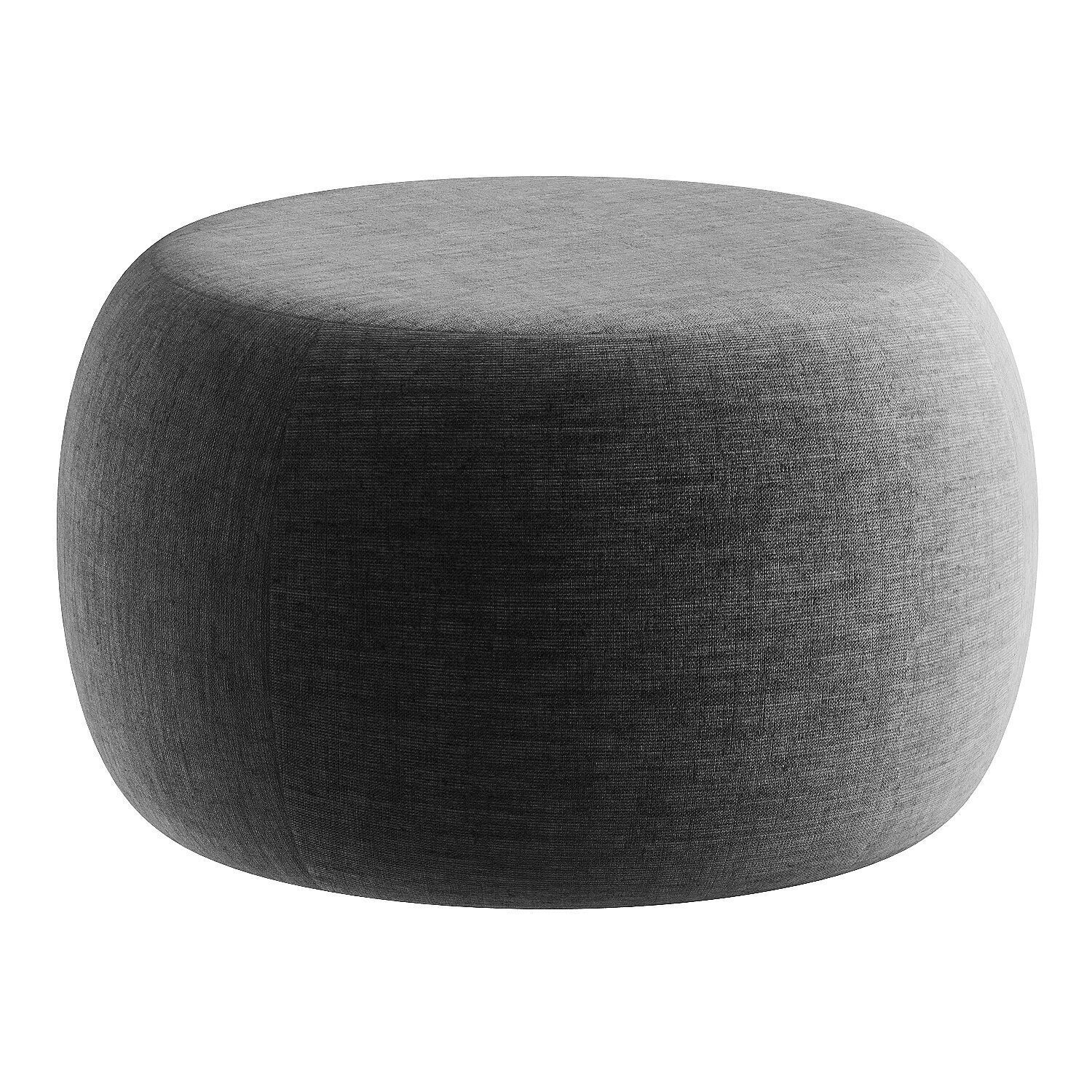 pouf brown 3D model_3