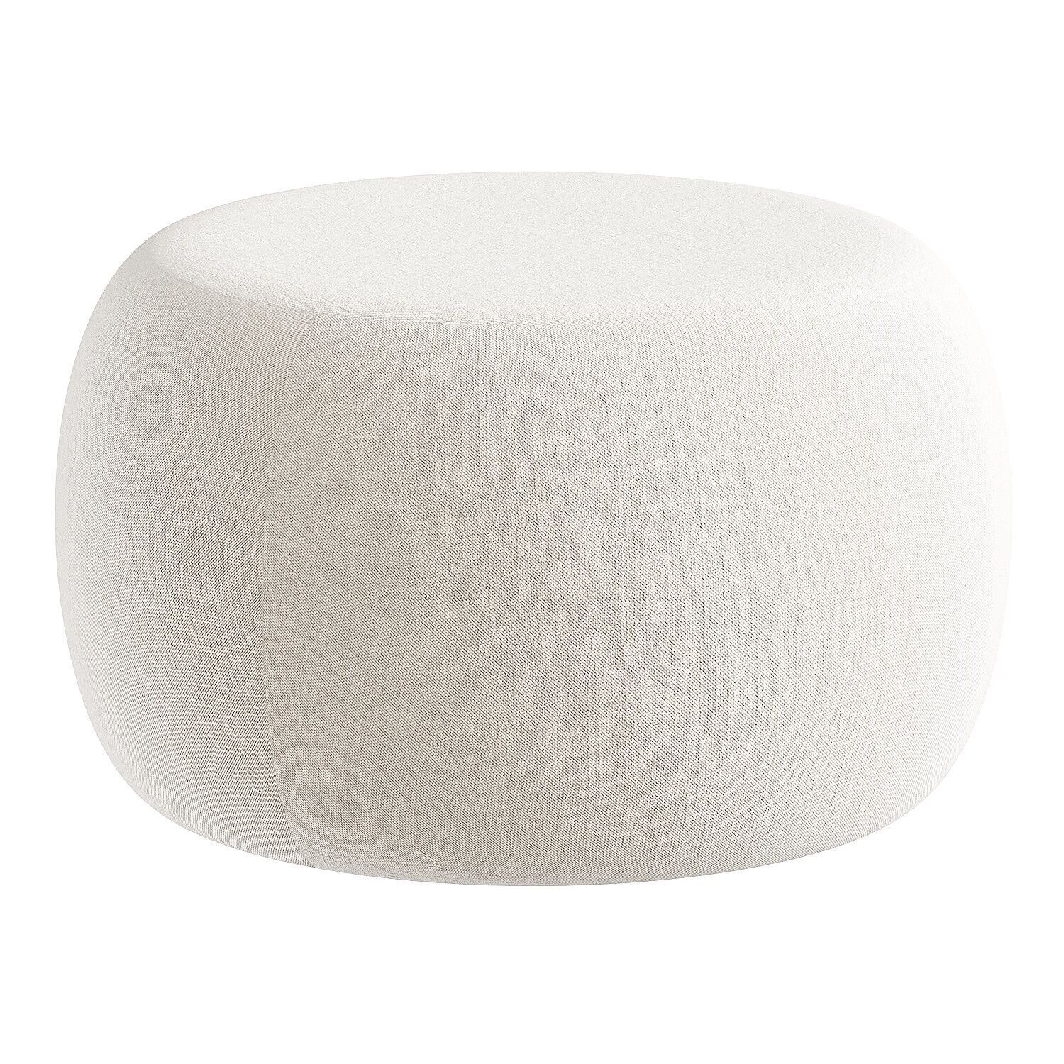 pouf brown 3D model_4