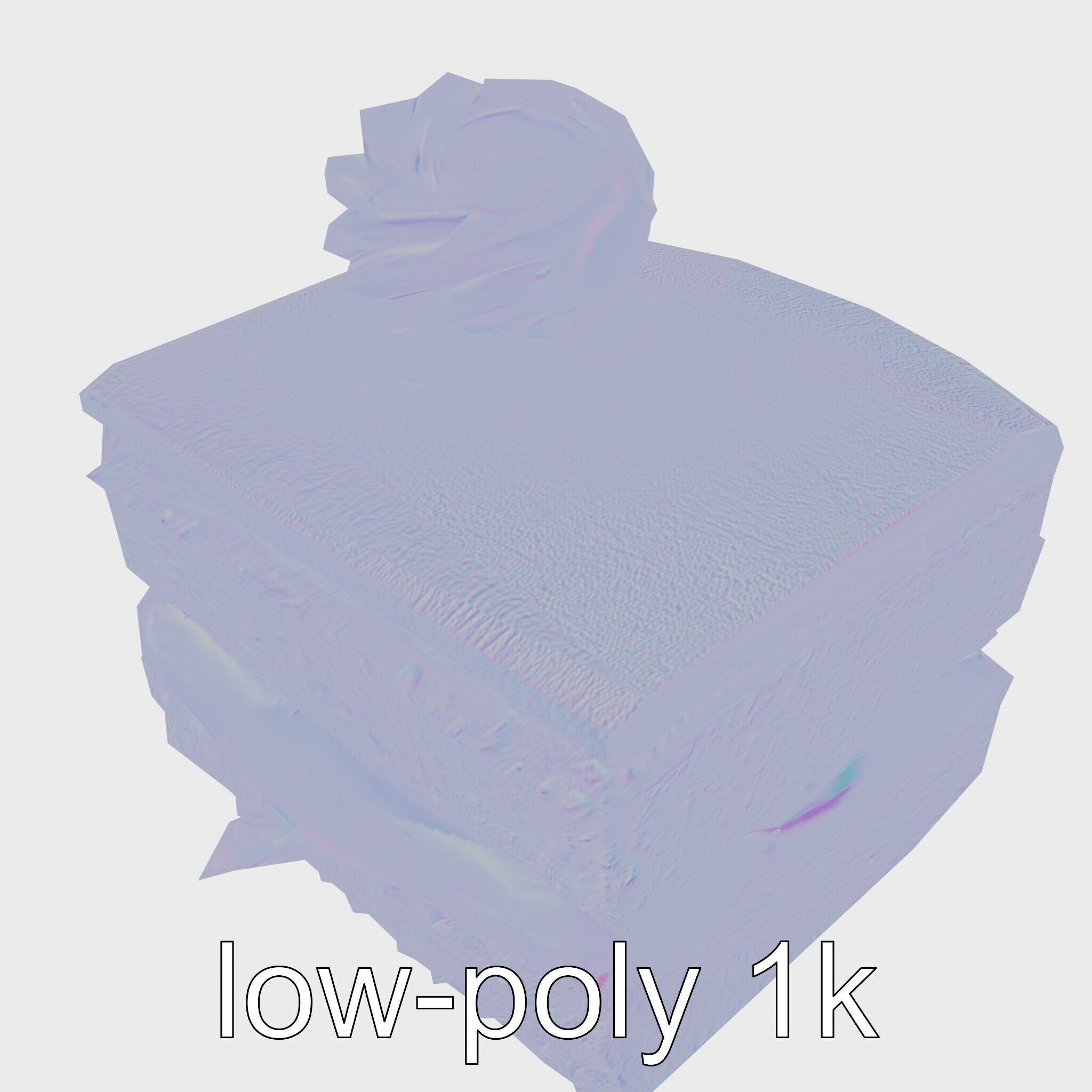 Austrian Sachertorte Cake 3D Model Pack Low-poly 3D model_16