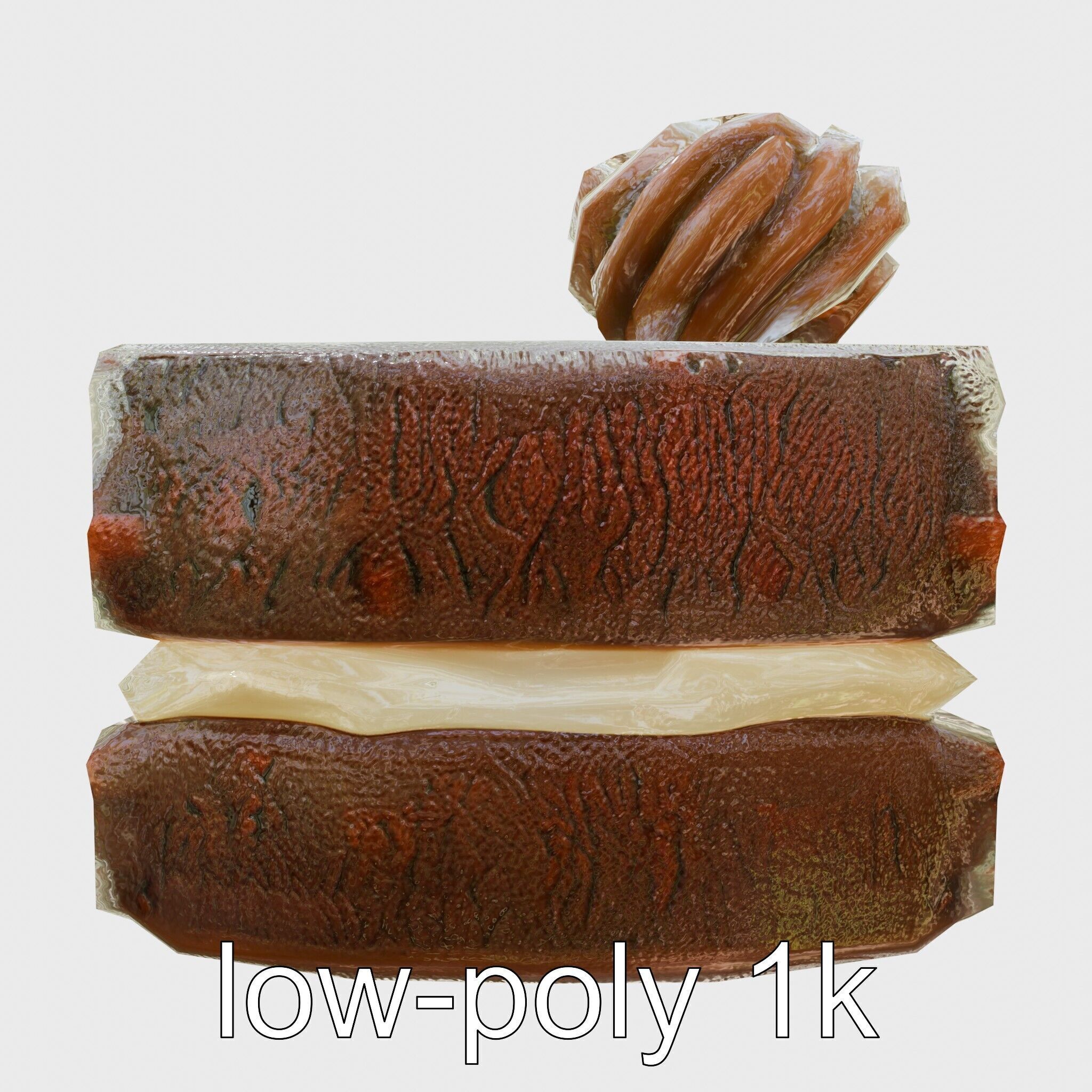 Austrian Sachertorte Cake 3D Model Pack Low-poly 3D model_21