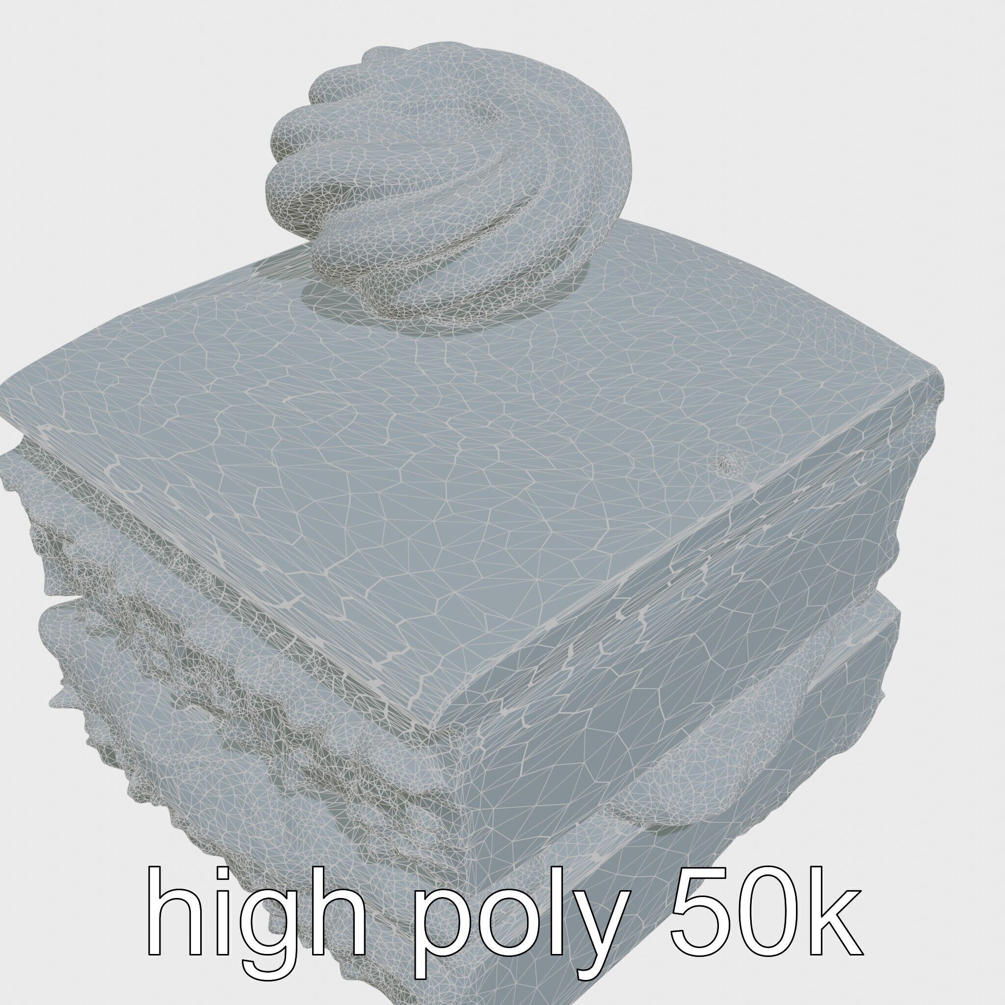 Austrian Sachertorte Cake 3D Model Pack Low-poly 3D model_14