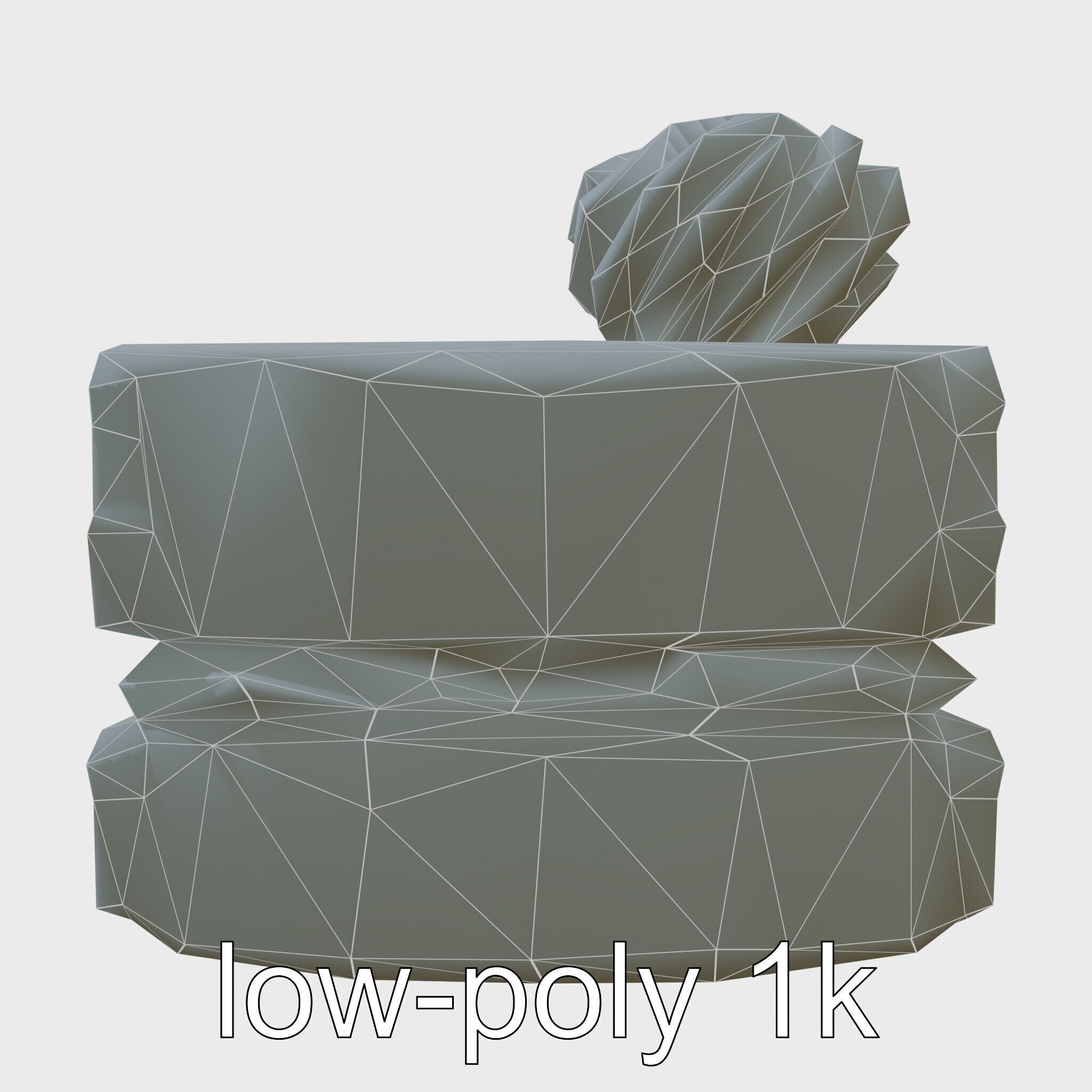 Austrian Sachertorte Cake 3D Model Pack Low-poly 3D model_27