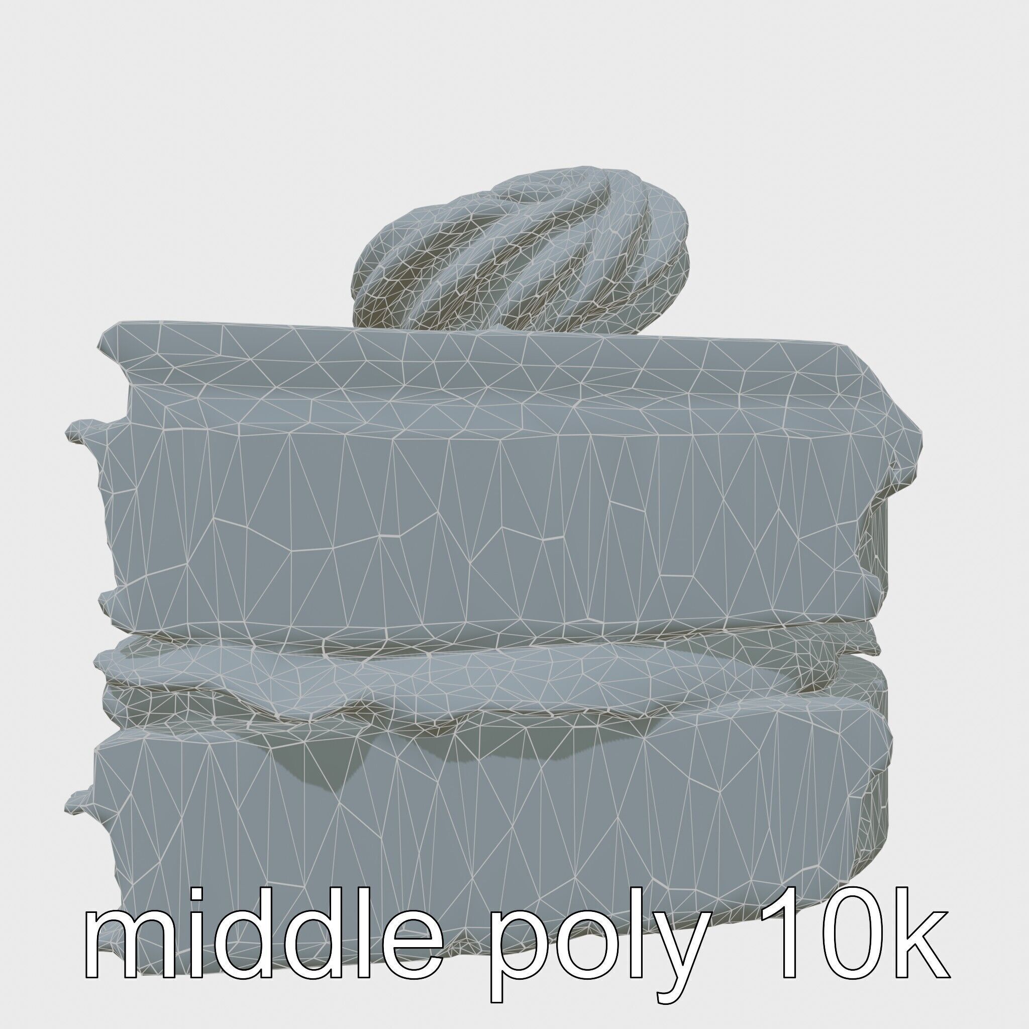 Austrian Sachertorte Cake 3D Model Pack Low-poly 3D model_31