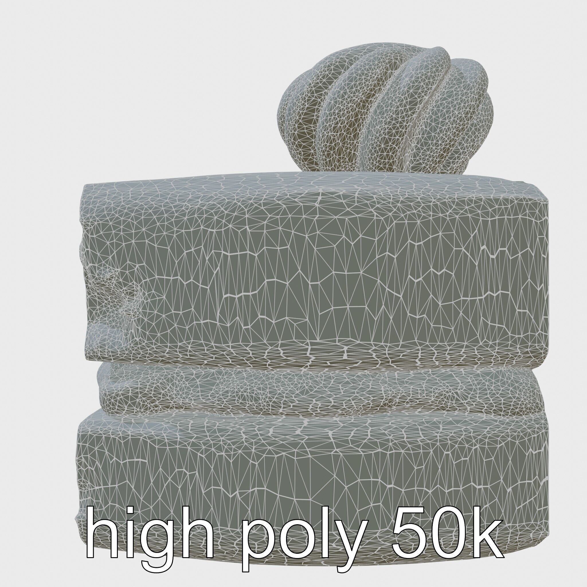 Austrian Sachertorte Cake 3D Model Pack Low-poly 3D model_8