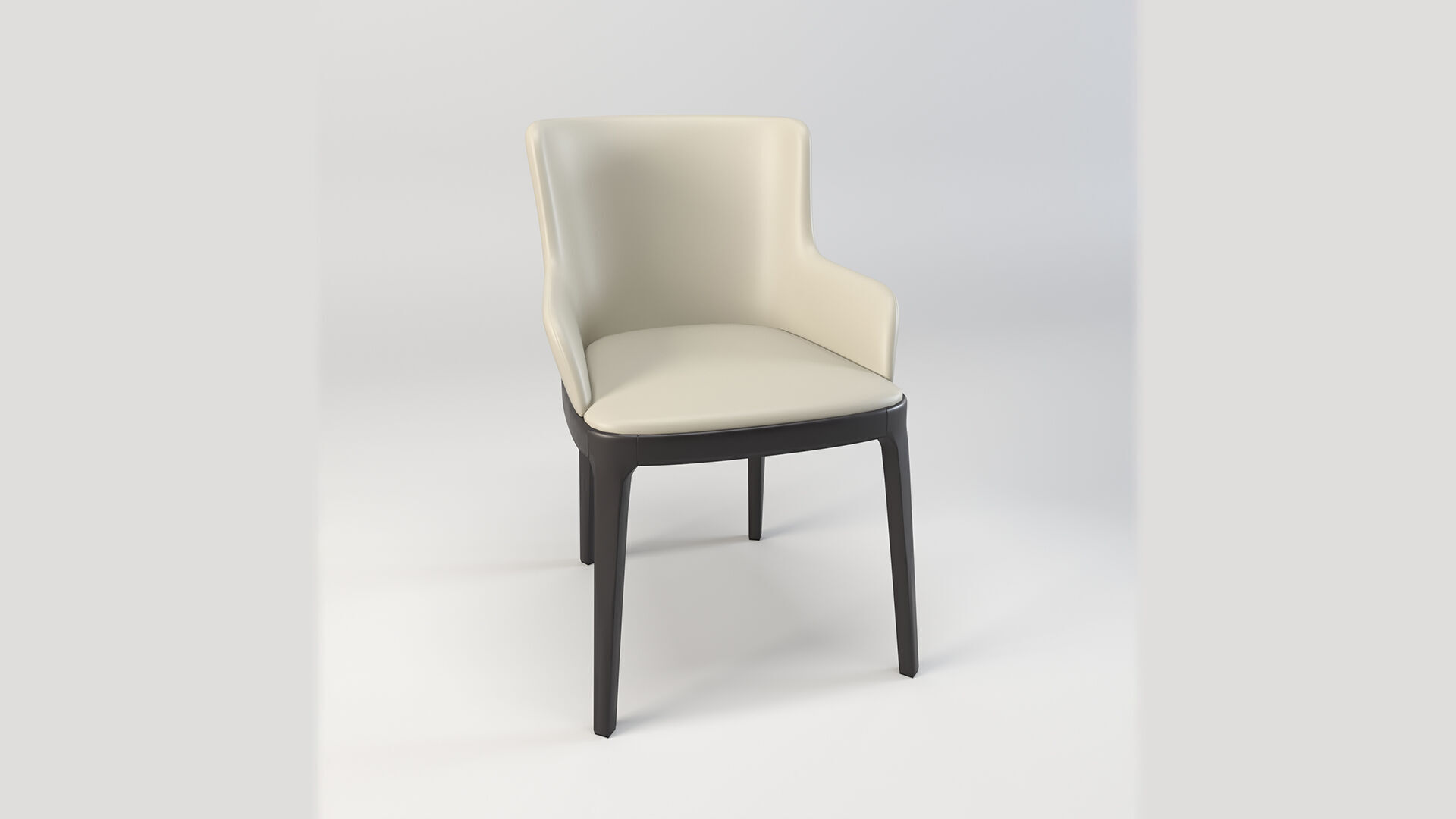Modern Upholstered Dining Chair 3D Model Low-poly 3D model_6